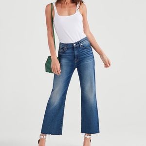 NWOT 7 For All Mankind Cropped Alexa Jeans
